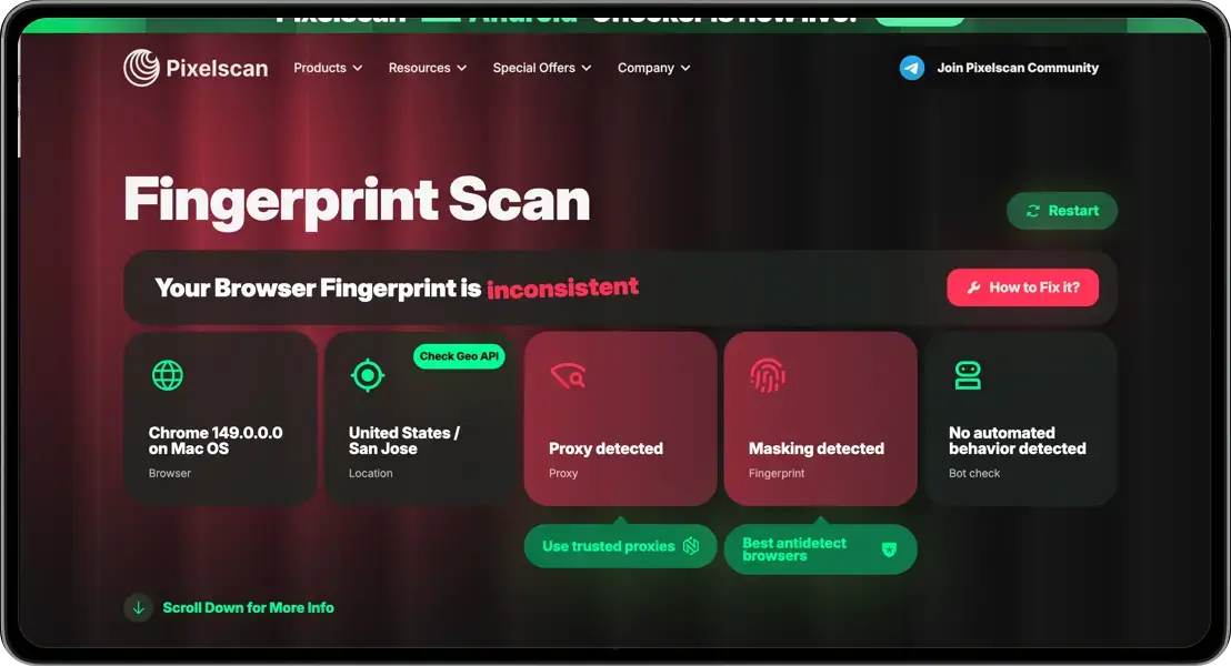 Pixelscan