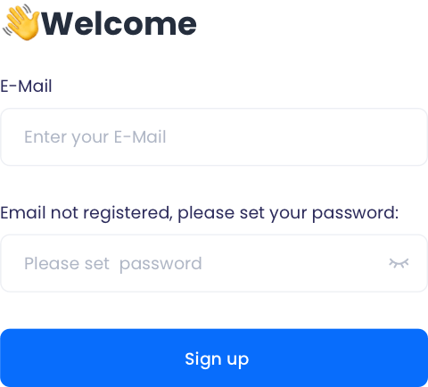 Step 1 Sign Up